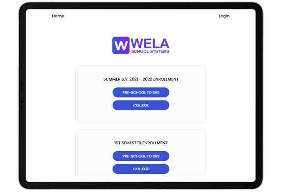 Icon for  <b>No more long lines. Online and Offline Enrollment.</b>